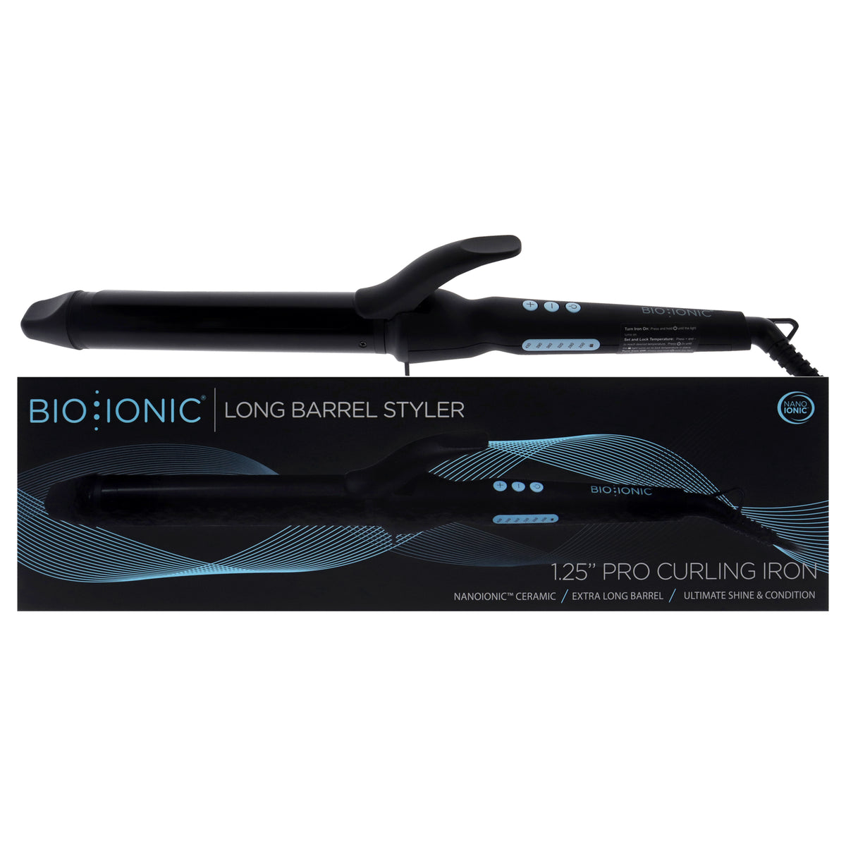 Bio Ionic Pro Rotating deals Iron 1.25”