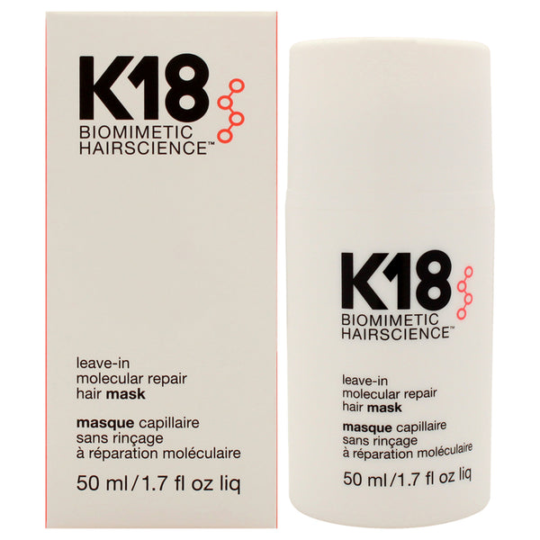 K18 Hair Leave-In Molecular Repair Hair Mask by K18 Hair for Unisex - 1.7 oz Masque