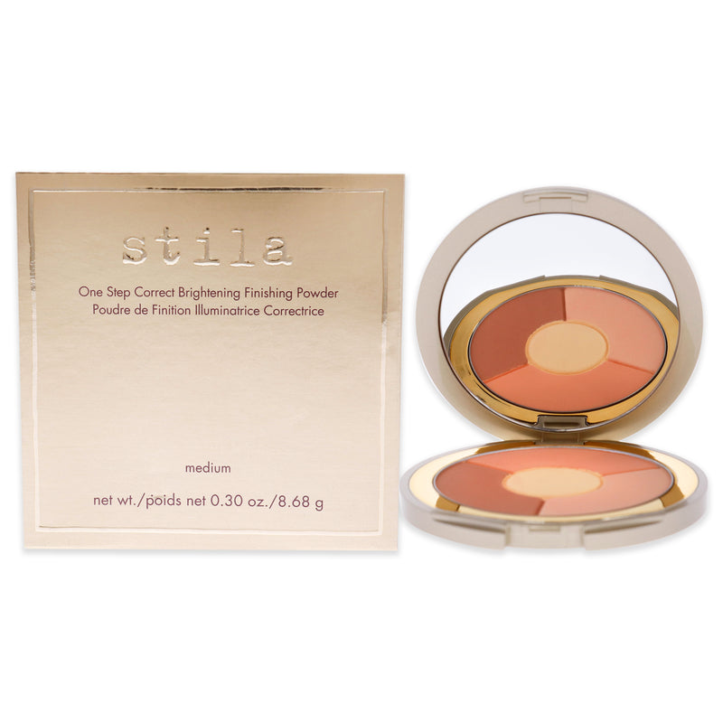 Stila One Step Correct Brightening Finishing Powder - Medium by Stila for Women - 0.30 oz Powder