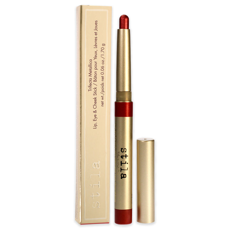 Stila Trifecta Metallica Lip Eye and Cheek Stick - Pink Sapphire by Stila for Women - 0.06 oz Makeup