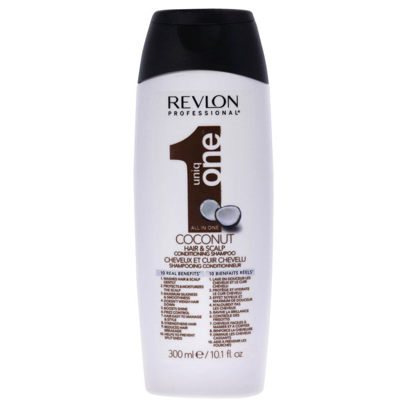 Revlon Uniq One All In One Coconut Conditioning Shampoo by Revlon for Unisex - 10.1 oz Shampoo