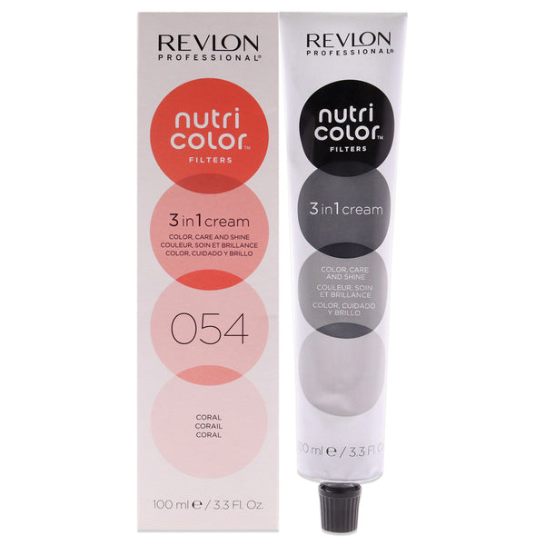 Revlon Nutri Color Cream - 054 Coral by Revlon for Unisex - 3.3 oz Hair Color