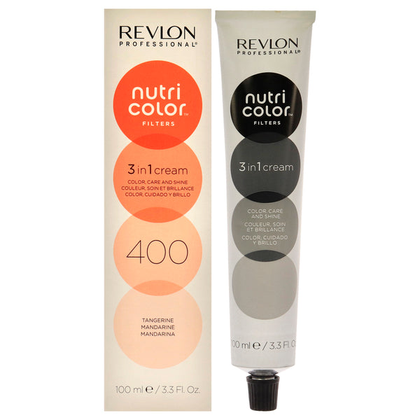 Revlon Nutri Color Cream - 400 Tangerine by Revlon for Unisex - 3.4 oz Hair Color