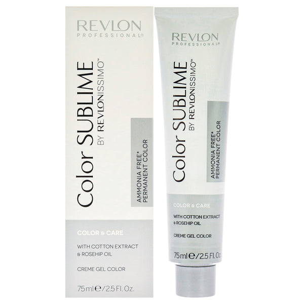 Revlon Revlonissimo Color Sublime - 7.12 Medium Ash Iridescent Blonde by Revlon for Unisex - 2.5 oz Hair Color