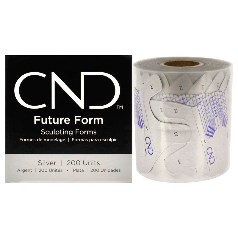 CND Future Sculpting Forms - Silver by CND for Women - 200 Pc Nail Care