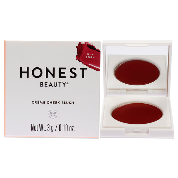 Honest Creme Cheek Blush Plus Lip Color - Plum Berry by Honest for Women - 0.10 oz Makeup