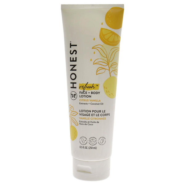 Honest Everyday Gentle Face Plus Body Lotion - Sweet Orange Vanilla by Honest for Women - 8.5 oz Body Lotion