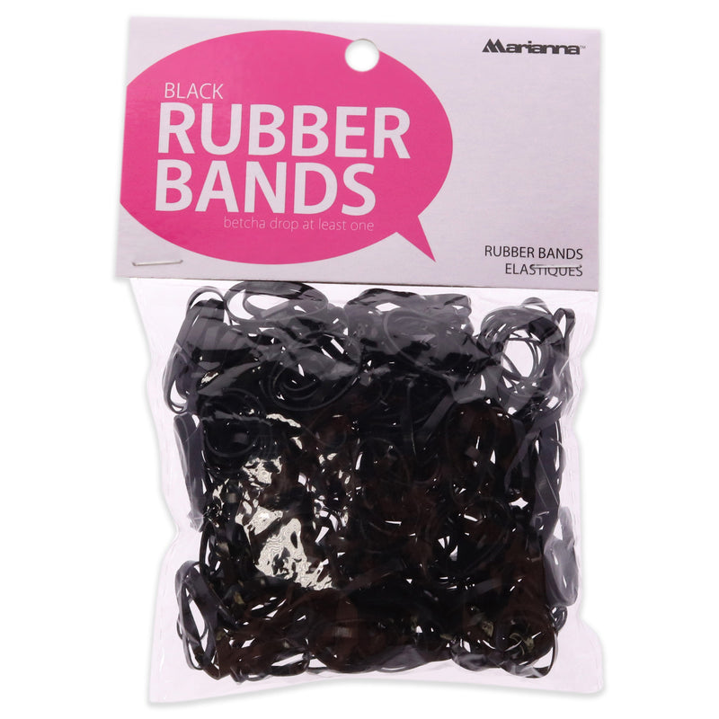 Marianna Rubber Bands - Black by Marianna for Women - 250 Count Hair Tie