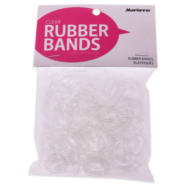 Marianna Rubber Bands - Clear by Marianna for Women - 250 Count Hair Tie