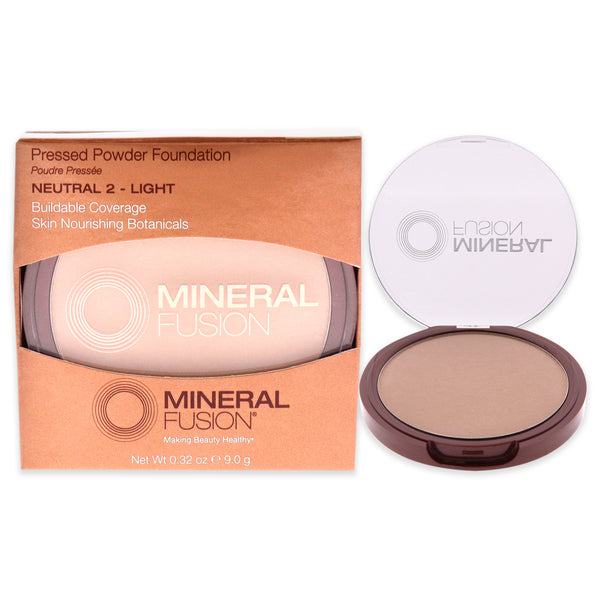 Mineral Fusion Pressed Powder Foundation - 02 Neutral by Mineral Fusion for Women - 0.32 oz Foundation