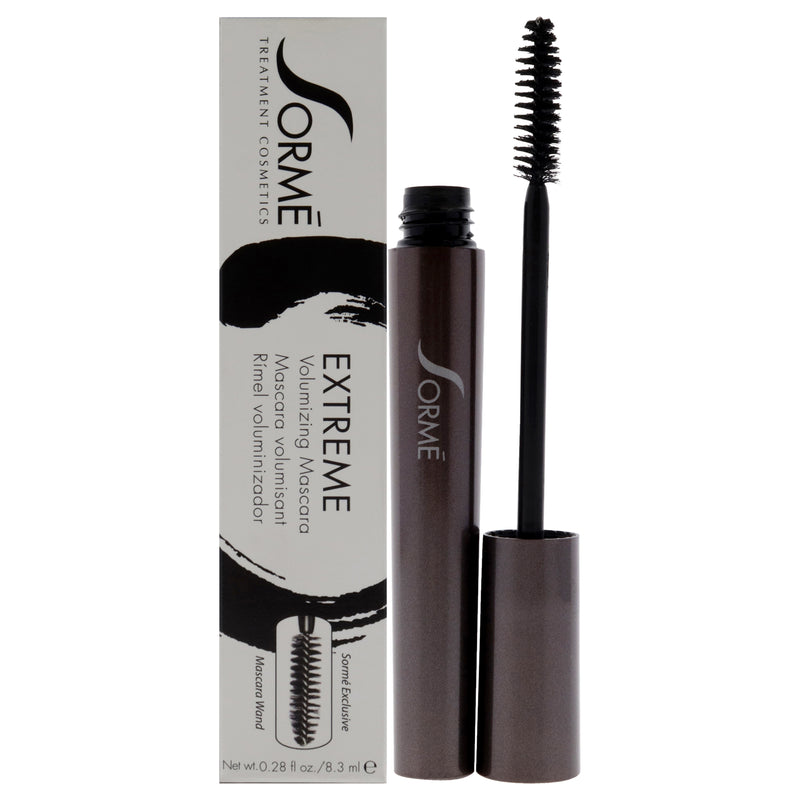 Sorme Cosmetics Extreme Volumizing Mascara - E01 Black by Sorme Cosmetics for Women - 0.28 oz Mascara