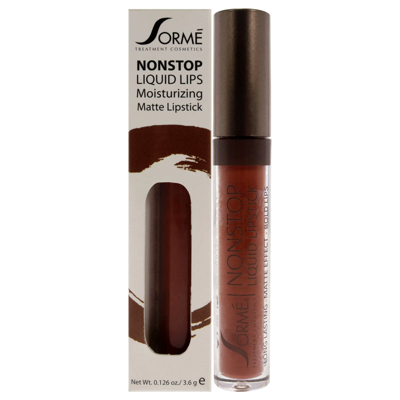 Sorme Cosmetics Nonstop Moisturizing Matte Liquid Lipstick - 270 Delight by Sorme Cosmetics for Women - 0.126 oz Lipstick