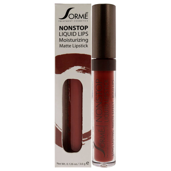 Sorme Cosmetics Nonstop Moisturizing Matte Liquid Lipstick - 273 Enchanted by Sorme Cosmetics for Women - 0.126 oz Lipstick