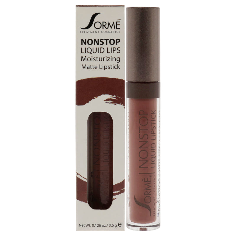 Sorme Cosmetics Nonstop Moisturizing Matte Liquid Lipstick - 275 Orchid by Sorme Cosmetics for Women - 0.126 oz Lipstick