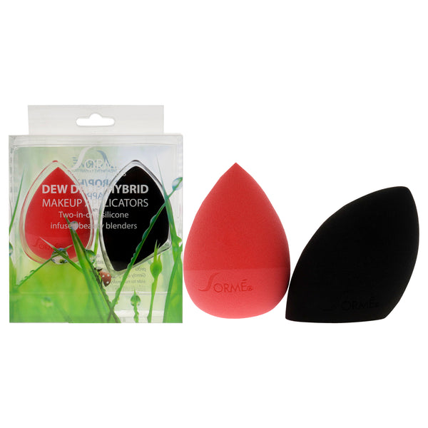 Sorme Cosmetics Dew Drop Hybrid Silicone Infused Blender by Sorme Cosmetics for Women - 2 Pc Sponge