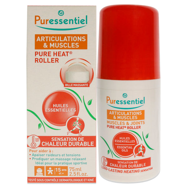 Puressentiel Muscles and Joints Pure Heat Roller by Puressentiel for Unisex - 2.5 oz Oil