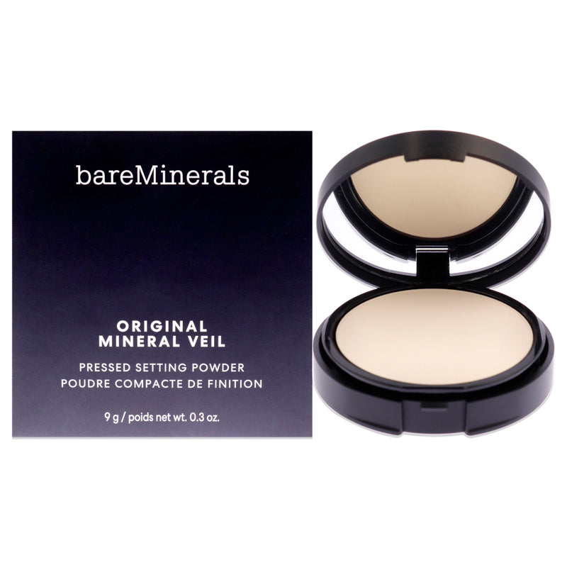 BareMinerals Original Mineral Veil Pressed Setting Powder - Sheer Fair by bareMinerals for Women - 0.3 oz Powder