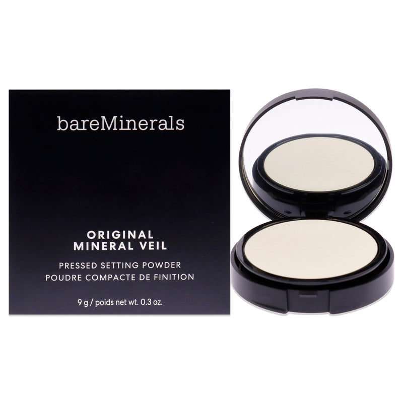 BareMinerals Original Mineral Veil Pressed Setting Powder - Translucent by bareMinerals for Women - 0.3 oz Powder