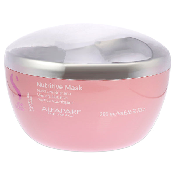 Alfaparf Milano Semi Di Lino Moisture Nutritive Mask by Alfaparf Milano for Unisex - 6.76 oz Maque