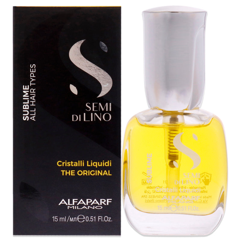 Alfaparf Milano Sublime Cristalli Liquidi The Original by Alfaparf Milano for Unisex - 0.51 oz Serum