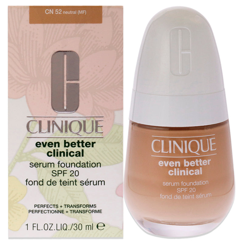 Clinique Even Better Clinical Serum Foundation SPF 20 - CN 52 Neutral by Clinique for Women - 1 oz Foundation