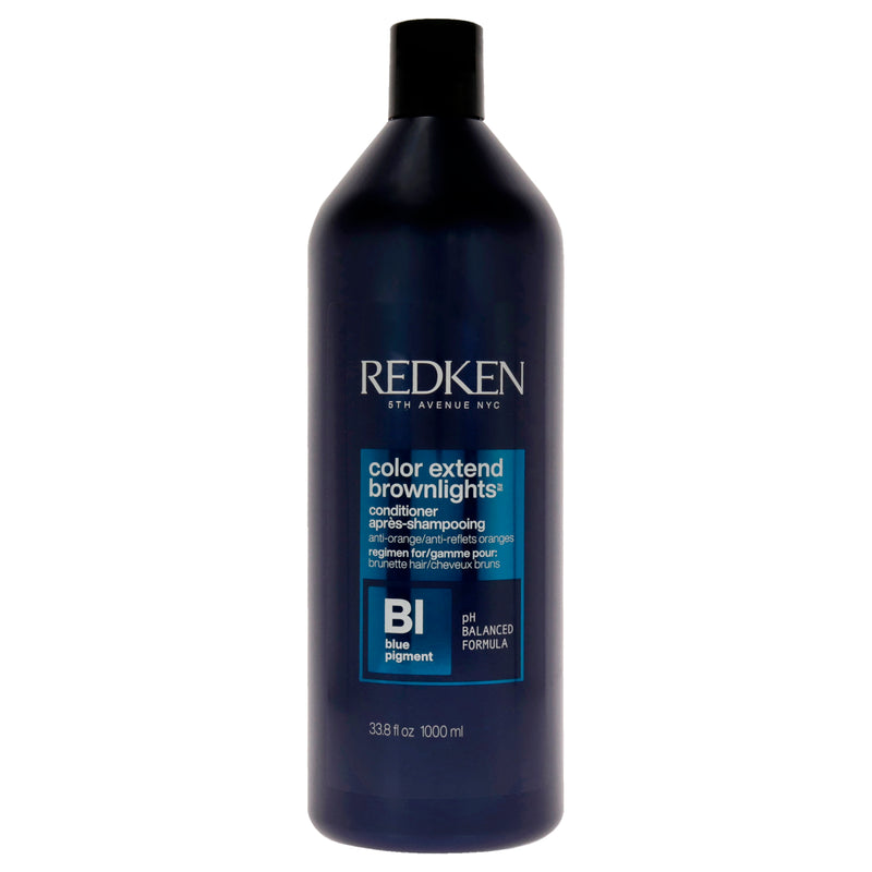 Redken Color Extend Brownlights Blue Toning Conditioner-NP by Redken for Unisex - 33.8 oz Conditioner