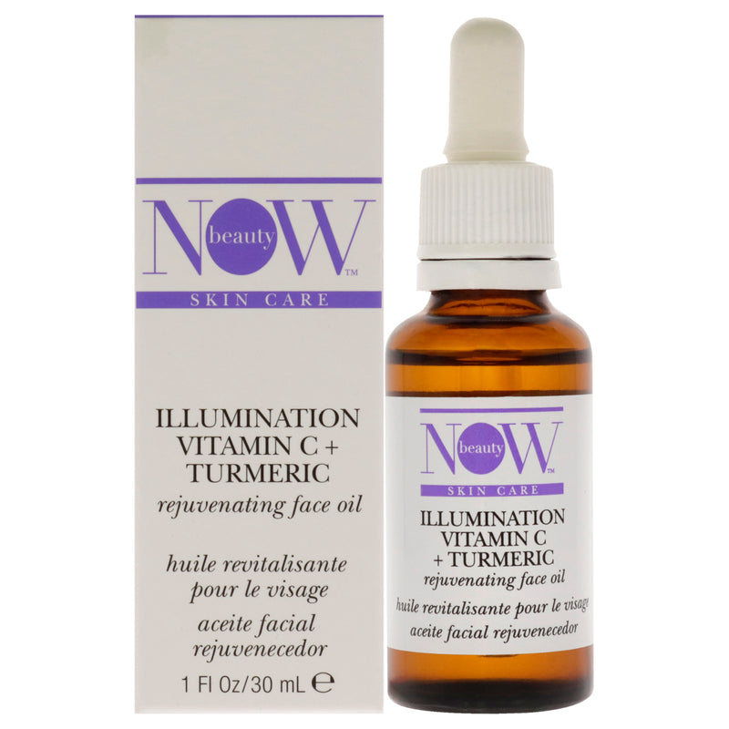 NOW Beauty Illumination Vitamin C Plus Turmeric Rejuvenating Face Oil by NOW Beauty for Unisex - 1 oz Oil