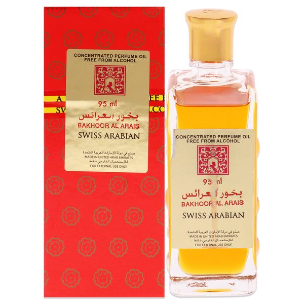 Swiss Arabian Bakhoor Al Arais ER8E by Swiss Arabian for Unisex - 3.2 oz Parfum Oil