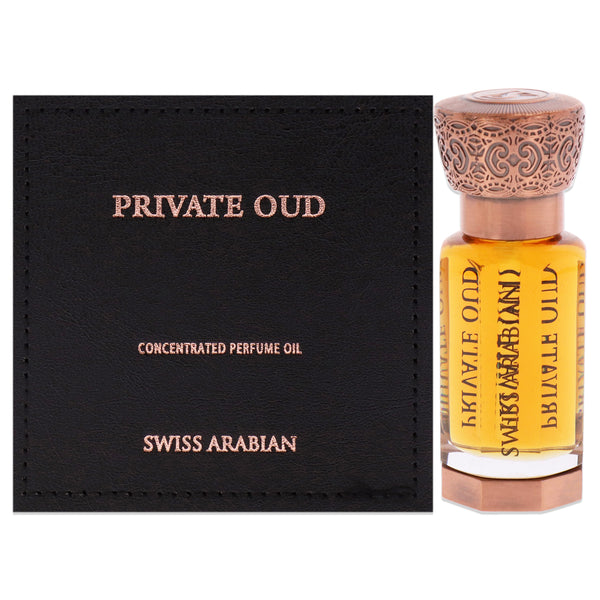 Swiss Arabian Private Oud by Swiss Arabian for Unisex - 0.4 oz Parfum Oil