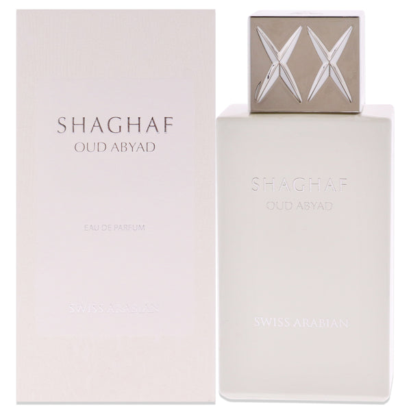 Swiss Arabian Shaghaf Oud Abyad by Swiss Arabian for Unisex - 2.5 oz EDP Spray