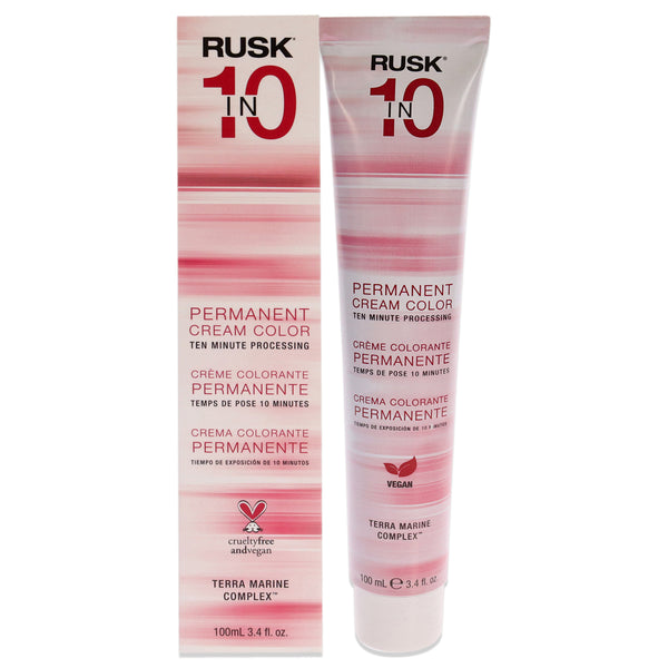 Rusk Permanent Cream Color In10 - 8S Light Sand Blonde by Rusk for Unisex - 3.4 oz Hair Color