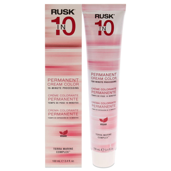 Rusk Permanent Cream Color In10 - 6S Dark Sand Blonde by Rusk for Unisex - 3.4 oz Hair Color