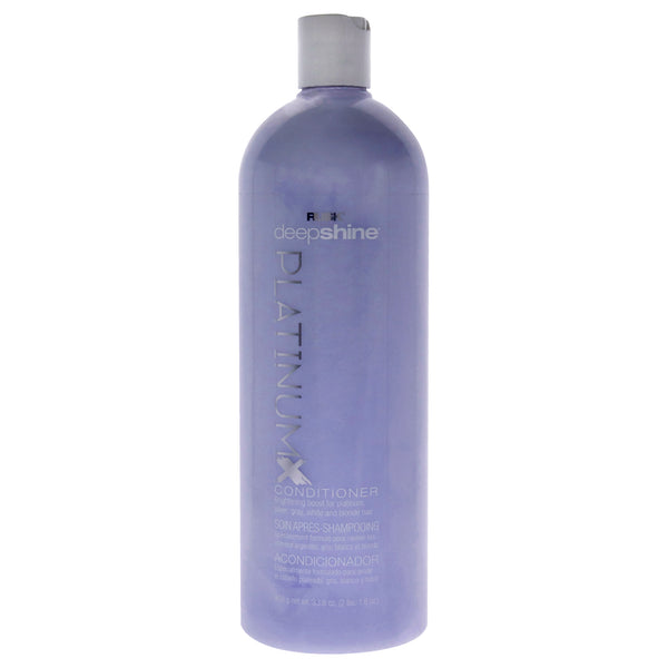 Rusk Deepshine Platinumx Conditioner by Rusk for Unisex - 33.8 oz Conditioner