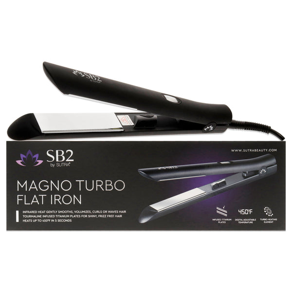 Sutra Magno Turbo Flat Iron - 10HSMT-B1 - Black by Sutra for Unisex - 1 Pc Flat Iron