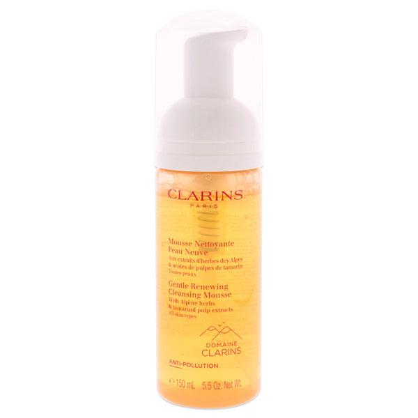 Clarins Gentle Renewing Cleansing Mousse by Clarins for Unisex - 5.5 oz Cleanser