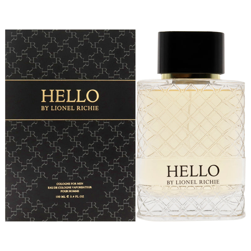 Lionel Richie Hello by Lionel Richie for Men - 3.4 oz EDC Spray