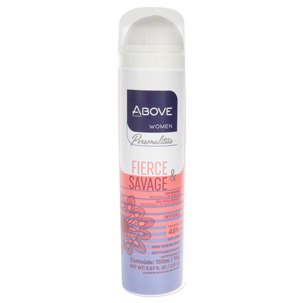 Above 48 Hours Personalities Antiperspirant Deodorant - Fierce and Savage by Above for Women - 3.17 oz Deodorant Spray