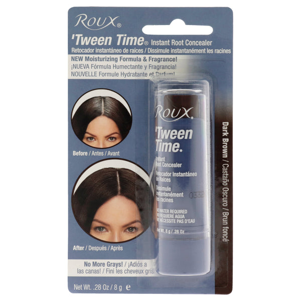 Roux Tween Time Instant Root Concealer Stick - Dark Brown by Roux for Unisex - 0.28 oz Concealer