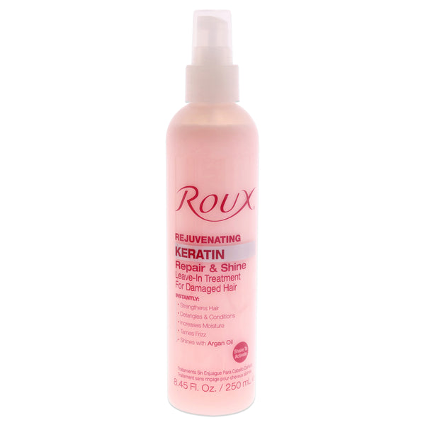 Roux Keratin Repair and Shine Leave-In Treatment for Damaged Hair by Roux for Unisex - 8.45 oz Treatment