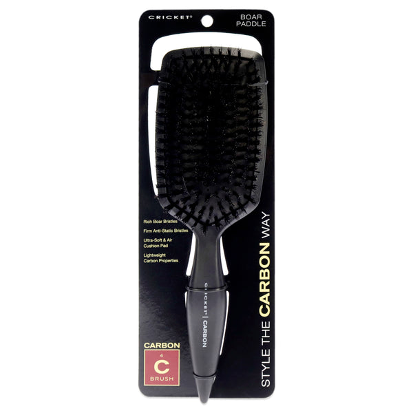 Cricket Carbon Boar Paddle Brush by Cricket for Unisex - 1 Pc Hair Brush