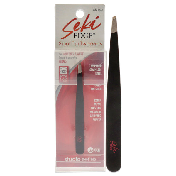 Jatai Seki Edge Black Slant Tip Tweezer - SS-500 by Jatai for Unisex - 1 Pc Tweezer