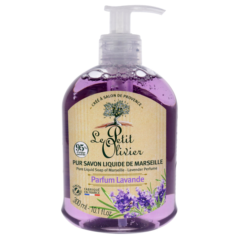 Le Petit Olivier Pure Marseille Liquid Soap - Lavender Perfume by Le Petit Olivier for Women - 10.1 oz Soap