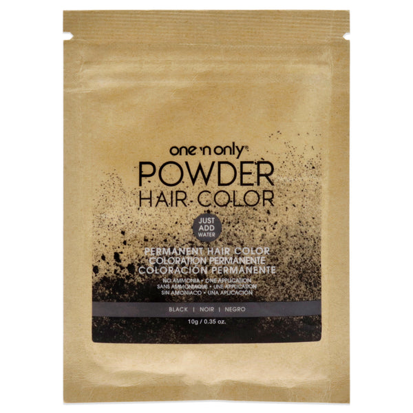 One n Only Powder Hair Color - Black by One n Only for Unisex - 0.35 oz Hair Color