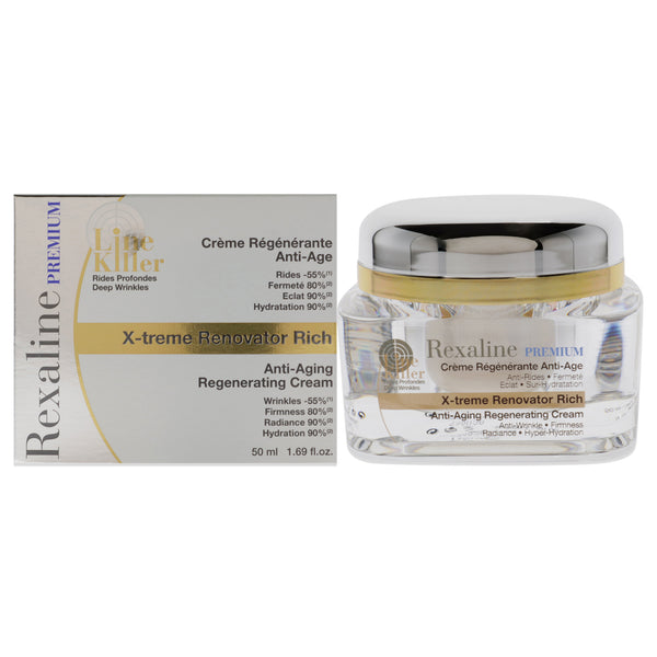 Rexaline Line Killer X-Treme Renovator Rich Anti-Aging Regenerating Cream by Rexaline for Unisex - 1.69 oz Cream