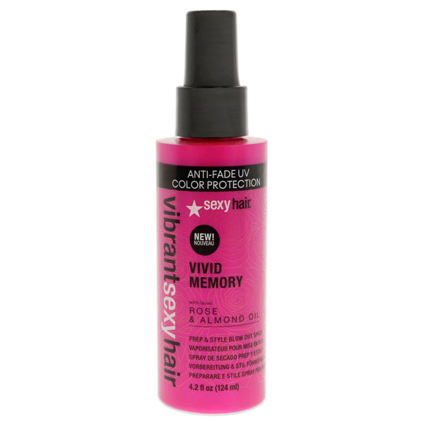 Sexy Hair Vibrant Sexy Hair Vivid Memory Pre and Style Spray by Sexy Hair for Unisex - 4.2 oz Hair Spray