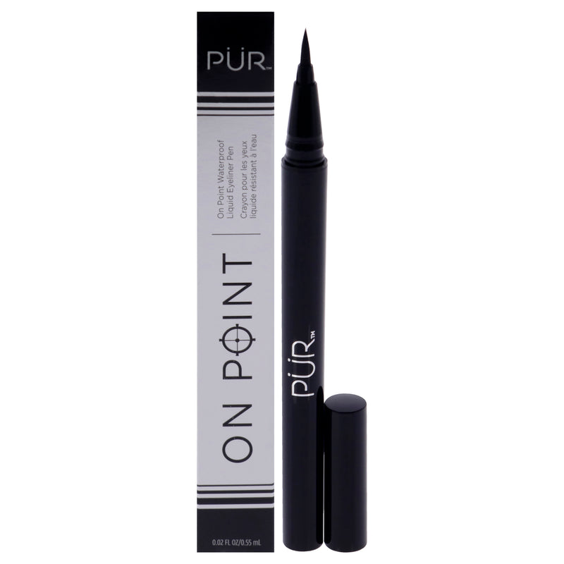 Pur Cosmetics On Point Waterproof Liquid Eyeliner Pen by Pur Cosmetics for Women - 0.02 oz Eyeliner Pencil