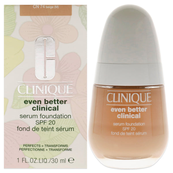 Clinique Even Better Clinical Serum Foundation SPF 20 - CN 74 Beige by Clinique for Women - 1 oz Foundation