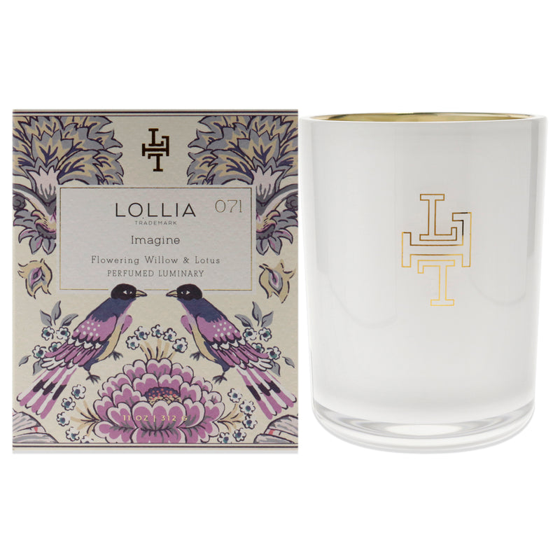 Lollia Imagine Perfumed Luminary Candle by Lollia for Unisex - 11 oz Candle