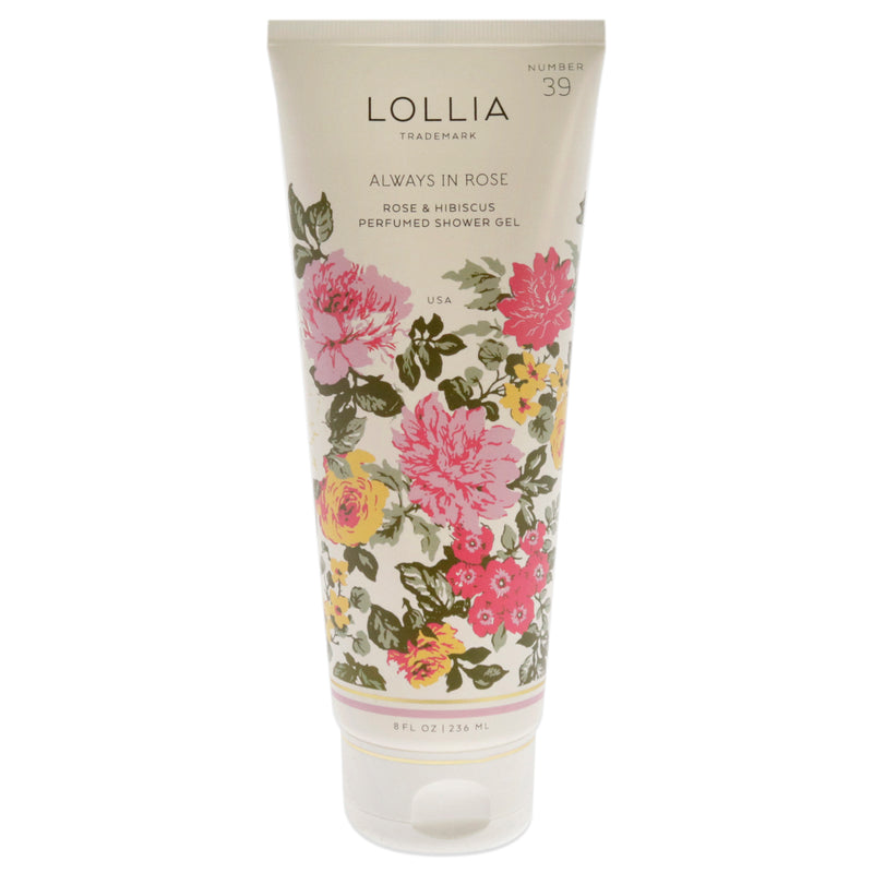 Lollia Always in Rose Perfumed Shower Gel by Lollia for Unisex - 8 oz Shower Gel