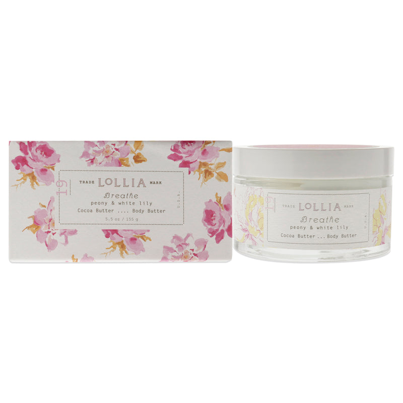 Lollia Breathe Body Butter by Lollia for Unisex - 5.5 oz Moisturizer